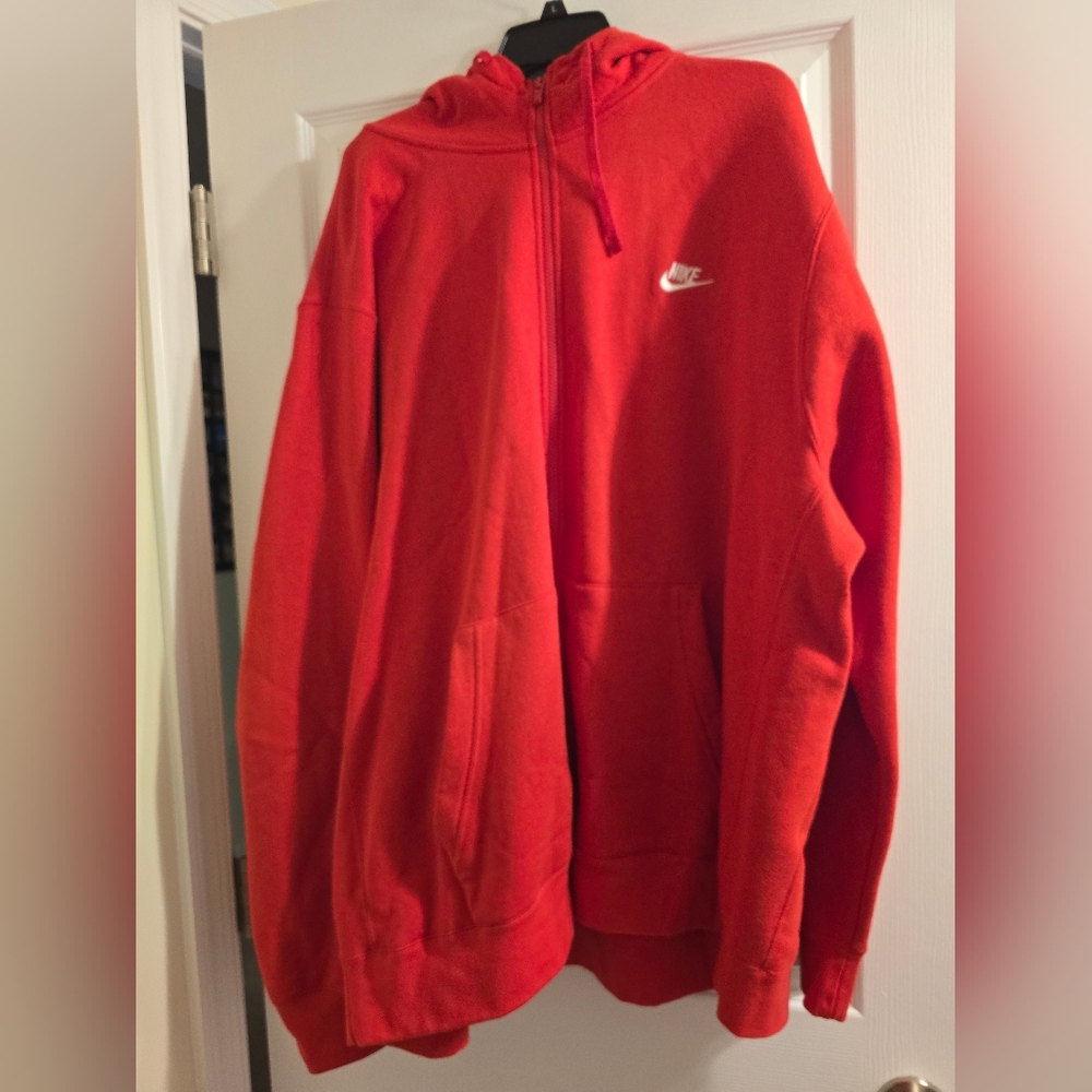 Mens Nike zip up with Hood